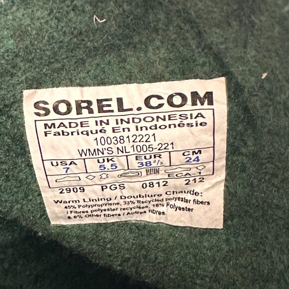 SOREL Caribou Women's Boots, Size 7 - Picture 6 of 7